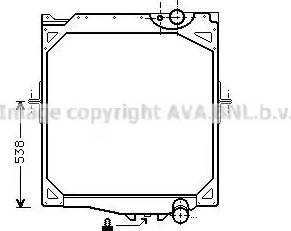 Ava Quality Cooling VL 2020 - Радиатор, охлаждение двигателя avtokuzovplus.com.ua