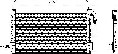 Ava Quality Cooling VL 5014 - Конденсатор кондиционера avtokuzovplus.com.ua