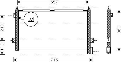 Ava Quality Cooling VL 5027 - Конденсатор кондиционера autodnr.net