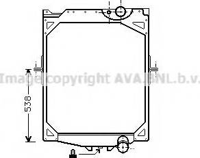 Ava Quality Cooling VLA2016 - Радиатор, охлаждение двигателя avtokuzovplus.com.ua