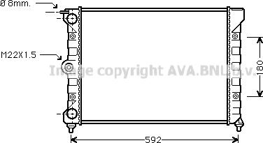 Ava Quality Cooling VNA2011 - Радіатор, охолодження двигуна autocars.com.ua