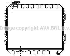 Ava Quality Cooling VN2088 - Радіатор, охолодження двигуна autocars.com.ua