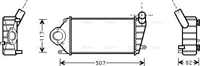 Ava Quality Cooling VN4194 - Интеркулер, теплообменник турбины avtokuzovplus.com.ua