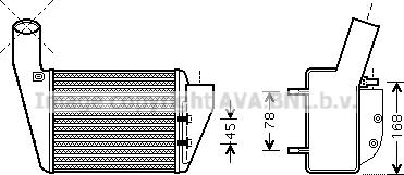 Ava Quality Cooling VN4222 - Интеркулер autocars.com.ua