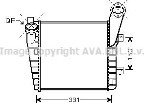 Ava Quality Cooling VN4235 - Интеркулер autocars.com.ua