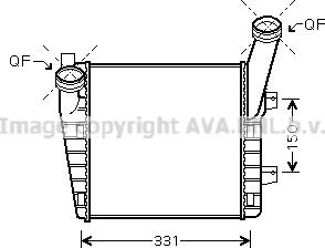 Ava Quality Cooling VN4263 - Интеркулер autocars.com.ua