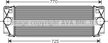 Ava Quality Cooling VN4267 - Интеркулер autocars.com.ua