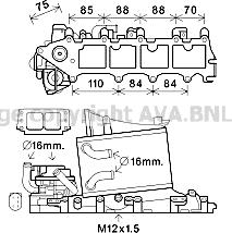 Ava Quality Cooling VN4376 - Интеркулер, теплообменник турбины avtokuzovplus.com.ua