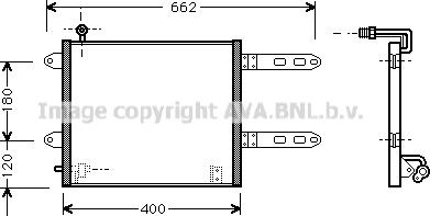 Ava Quality Cooling VN5178 - Конденсатор кондиционера avtokuzovplus.com.ua