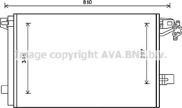 Ava Quality Cooling VN5328D - Конденсатор кондиционера autodnr.net