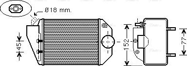 Ava Quality Cooling VNA4221 - Интеркулер autocars.com.ua