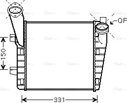 Ava Quality Cooling VNA4234 - Интеркулер autocars.com.ua