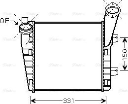 Ava Quality Cooling VNA4235 - Интеркулер autocars.com.ua