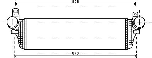 Ava Quality Cooling VNA4313 - Интеркулер autocars.com.ua