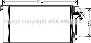 Ava Quality Cooling VNA5236 - Конденсатор, кондиціонер autocars.com.ua