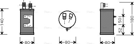 Ava Quality Cooling VND065 - Осушувач, кондиціонер autocars.com.ua