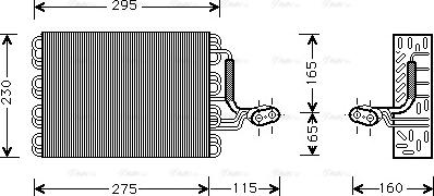 Ava Quality Cooling VNV168 - Испаритель, кондиционер avtokuzovplus.com.ua