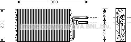 Ava Quality Cooling VNV185 - Випарник, кондиціонер autocars.com.ua