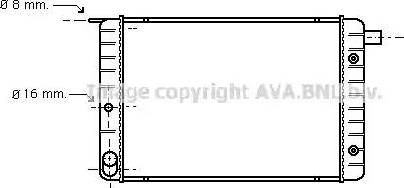 Ava Quality Cooling VO 2005 - Радиатор, охлаждение двигателя autodnr.net