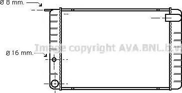 Ava Quality Cooling VO 2009 - Радиатор, охлаждение двигателя autodnr.net