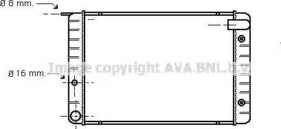 Ava Quality Cooling VO 2010 - Радиатор, охлаждение двигателя autodnr.net