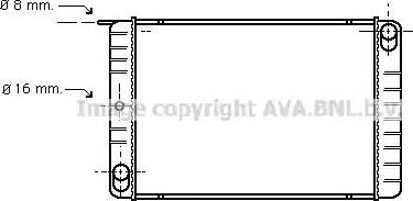 Ava Quality Cooling VO 2013 - Радиатор, охлаждение двигателя autodnr.net