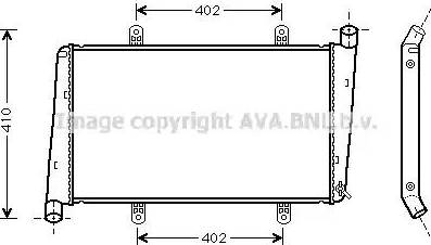 Ava Quality Cooling VO 2015 - Радіатор, охолодження двигуна autocars.com.ua