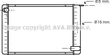 Ava Quality Cooling VO 2020 - Радіатор, охолодження двигуна autocars.com.ua