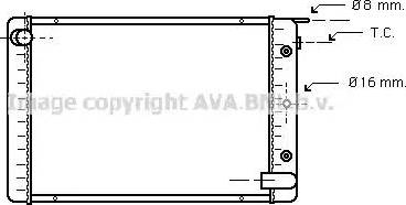 Ava Quality Cooling VO 2023 - Радіатор, охолодження двигуна autocars.com.ua