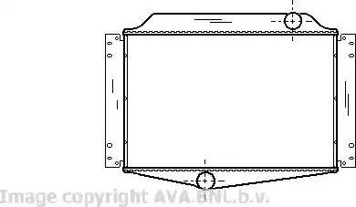 Ava Quality Cooling VO 4069 - Интеркулер, теплообменник турбины avtokuzovplus.com.ua