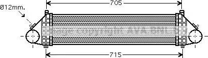 Ava Quality Cooling VO4164 - Интеркулер autocars.com.ua