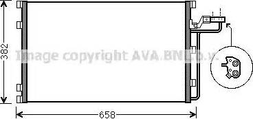 Ava Quality Cooling VO5150 - Конденсатор кондиционера avtokuzovplus.com.ua