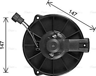 Ava Quality Cooling VO8301 - Вентилятор салона avtokuzovplus.com.ua