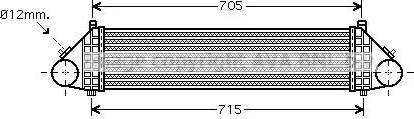 Ava Quality Cooling VOA4164 - Интеркулер autocars.com.ua
