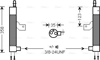 Ava Quality Cooling VO D146 - Осушитель, кондиционер autodnr.net