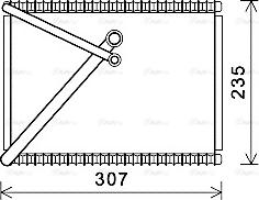 Ava Quality Cooling VOV156 - Испаритель, кондиционер autodnr.net