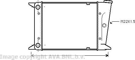 Ava Quality Cooling VW 2006 - Радіатор, охолодження двигуна autocars.com.ua