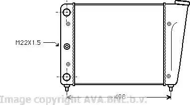 Ava Quality Cooling VW 2009 - Радіатор, охолодження двигуна autocars.com.ua