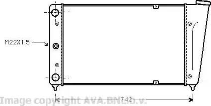 Ava Quality Cooling VW 2020 - Радіатор, охолодження двигуна autocars.com.ua