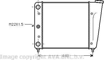 Ava Quality Cooling VW 2022 - Радіатор, охолодження двигуна autocars.com.ua