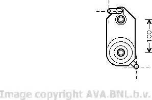 Ava Quality Cooling VW 3110 - Масляный радиатор, автоматическая коробка передач autodnr.net