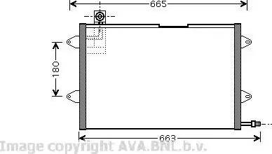 Ava Quality Cooling VW 5146 - Конденсатор кондиционера avtokuzovplus.com.ua