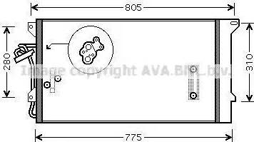 Ava Quality Cooling VW 5244 - Конденсатор кондиционера autodnr.net