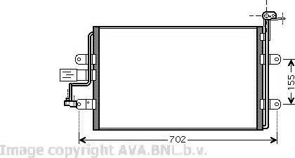 Ava Quality Cooling VW 5262 - Конденсатор кондиционера autodnr.net