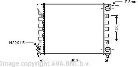 Ava Quality Cooling VWA2040 - Радиатор, охлаждение двигателя avtokuzovplus.com.ua