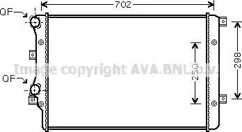 Ava Quality Cooling VWA2206 - Радиатор, охлаждение двигателя autodnr.net