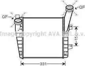 Ava Quality Cooling VWA4263 - Интеркулер autocars.com.ua