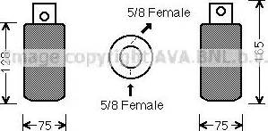 Ava Quality Cooling VWD314 - Осушувач, кондиціонер autocars.com.ua