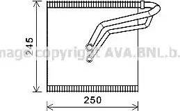 Ava Quality Cooling VWV387 - Испаритель, кондиционер avtokuzovplus.com.ua