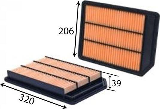 Azumi A29002 - Повітряний фільтр autocars.com.ua